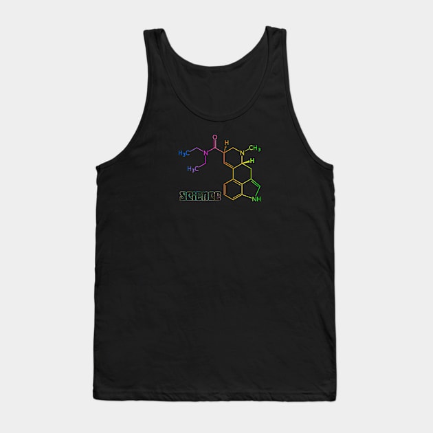 Lysergic Acid Diethylamide - LSD Science Tank Top by RainingSpiders